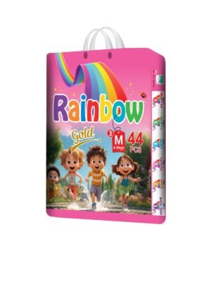 Economy Pack Rainbow Gold Baby Diapers Size 3 Medium (4-9kgs) 44pcs